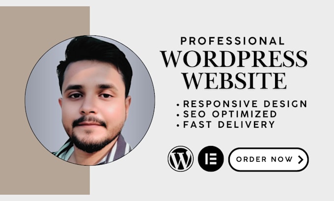 Gig Preview - Create a professional wordpress website for your business