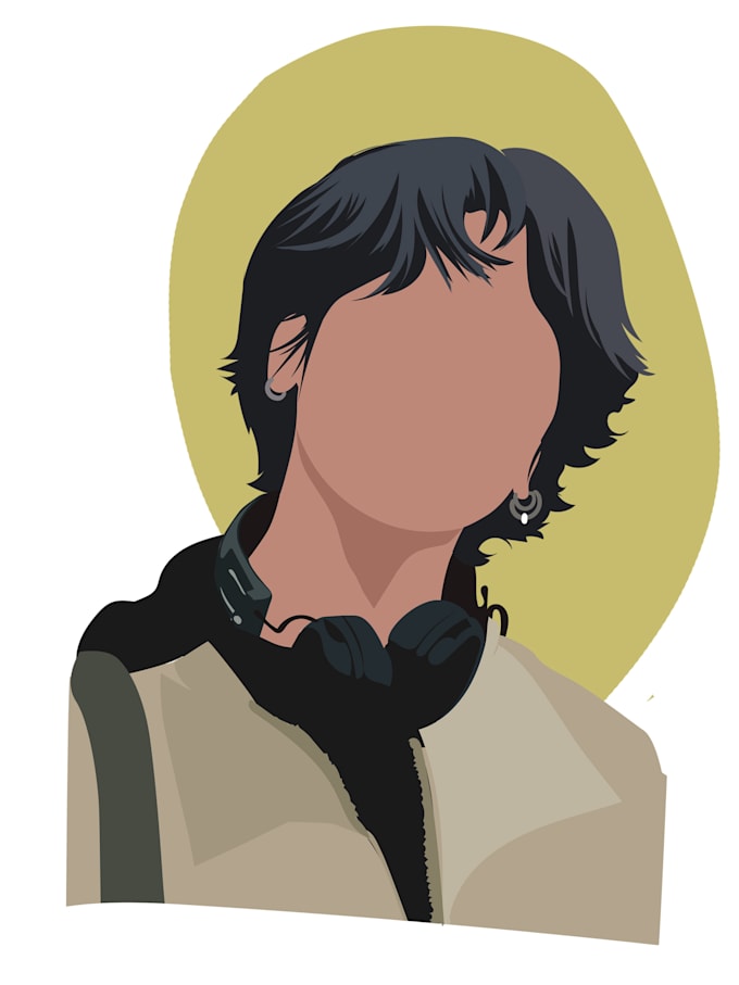 Gig Preview - Do vector illustrations and flat vector portraits