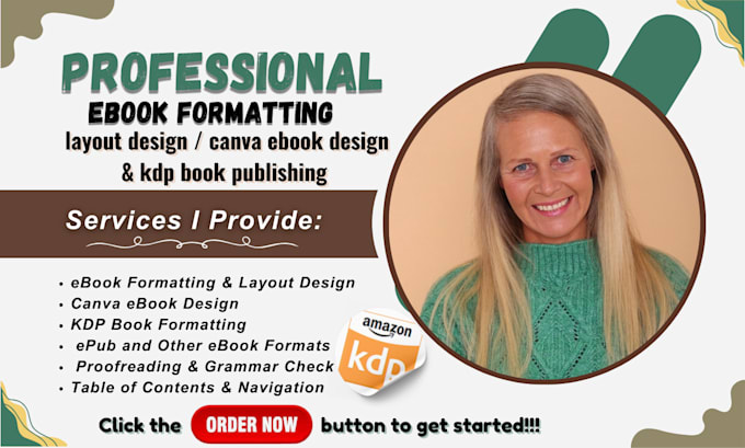 Bestseller - do ebook formatting and layout design canva ebook design kdp book publishing