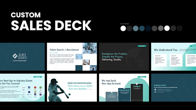 Gig Preview - Design custom sales decks that turn prospects into customers