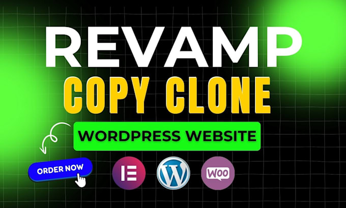 Gig Preview - Do revamp wordpress, duplicate, redesign, copy clone website into wordpress