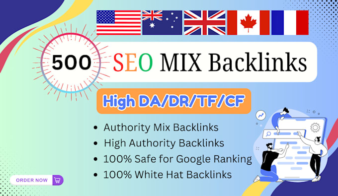 Bestseller - do 500 high da mix seo backlink for website ranking