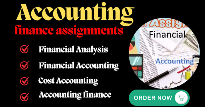 Bestseller - complete accounting and finance assignment, financial reporting and excel tasks