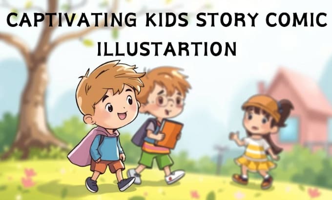 Gig Preview - Illustrate comic scripts kids book stories stunning comic illustrations