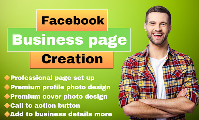 Gig Preview - Create a professional facebook business page set up optimize