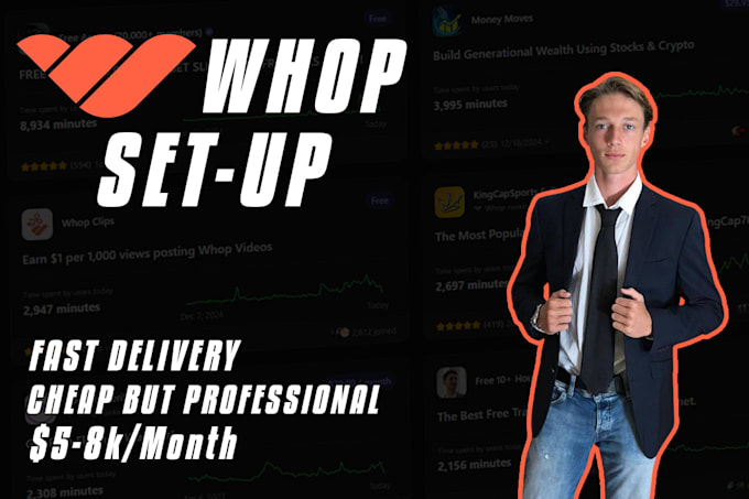 Gig Preview - Create a whop website for you