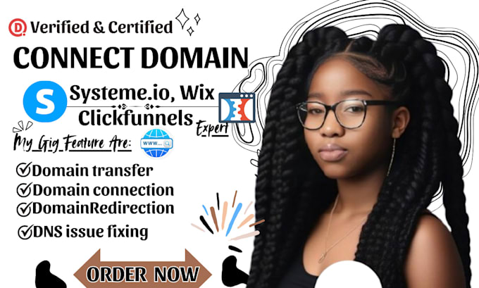 Gig Preview - Connect domain, add link and setup fix custom domain brand url