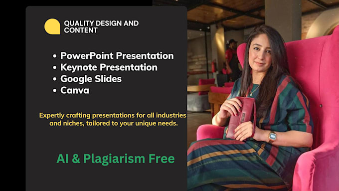 Gig Preview - Design powerpoint, online course slides, webinar keynote, canva presentations