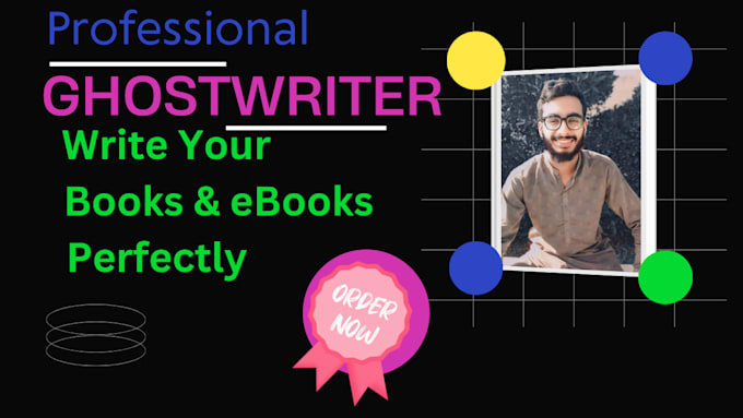 Gig Preview - Be your book and ebook writer