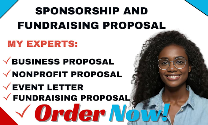 Gig Preview - Write and design sponsorship and fundraising and proposals for your nonprofit