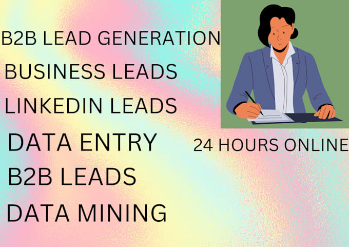 Gig Preview - Build a verified  email list for b2b lead generation for any industries