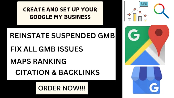 Gig Preview - Fix suspended gmb profile, reinstate google my business fix gmb suspension, gbp