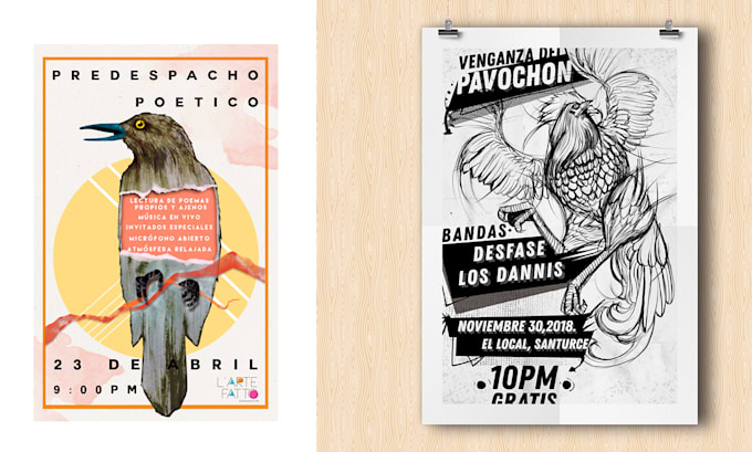 Gig Preview - Make artistic posters for your events