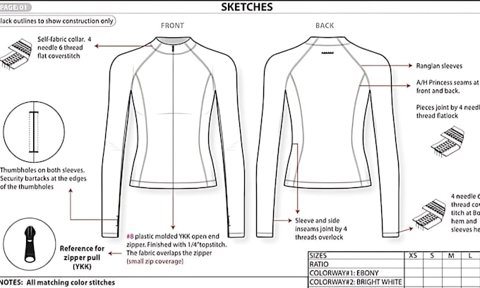 Gig Preview - Fashion product development, design to tech pack conversion for clothing line