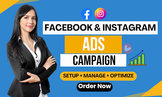 Gig Preview - Create and manage facebook and instagram ads campaigns to grow your business