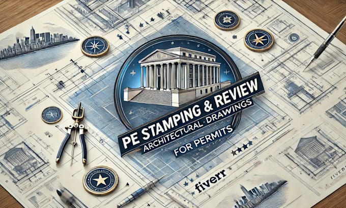 Gig Preview - Pe stamping and review of architectural and structural drawings for permits