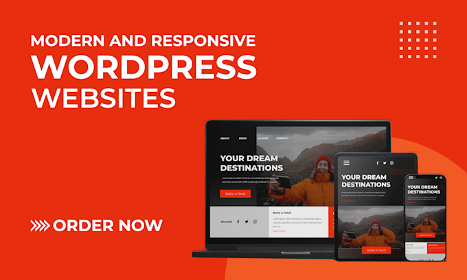 Gig Preview - Design a modern wordpress website for your business