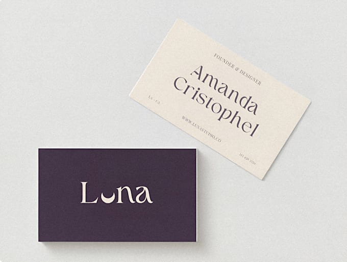 Gig Preview - Design professional and unique business cards for your brand