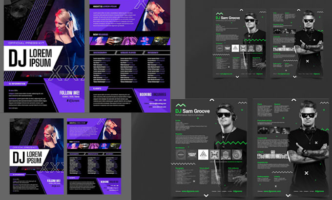 Gig Preview - Create stunning one sheet, press kit, media kit, epk, and boost your brand