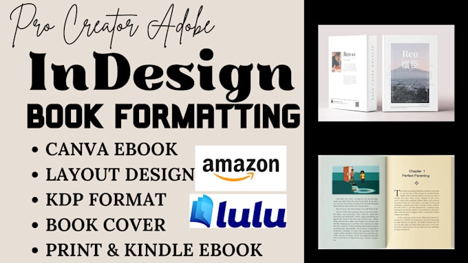 Bestseller - do book formatting, layout design, typesetting your novel using adobe indesign