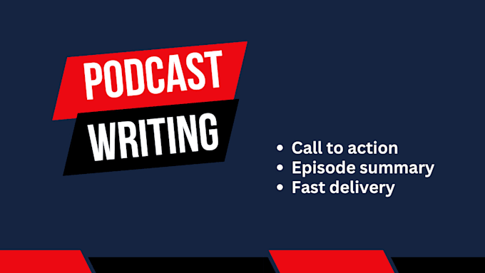 Bestseller - be your podcast content writer