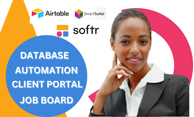 Gig Preview - Build softr client portal with airtable smartsuite integration and automations