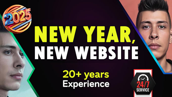 Gig Preview - Design your website for the new year