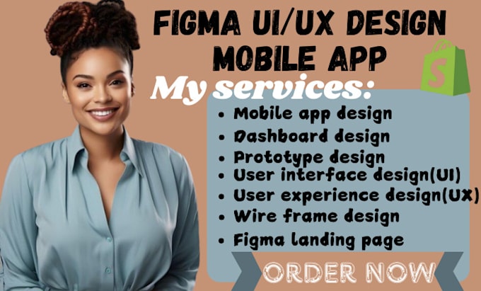 Gig Preview - Ui UX website design, mobile app design and website figma ui ux design redesign