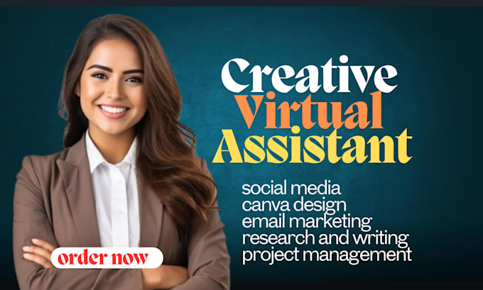 Gig Preview - Become your creative virtual assistant for various business tasks