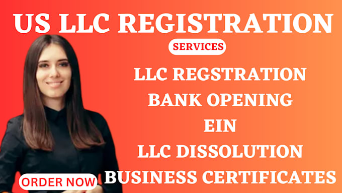 Gig Preview - Do llc registration and obtaining an ein for both US and non US registration