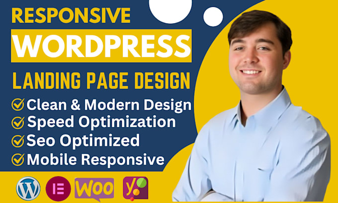 Gig Preview - Design high converting wordpress landing pages, figma to elementor pro website