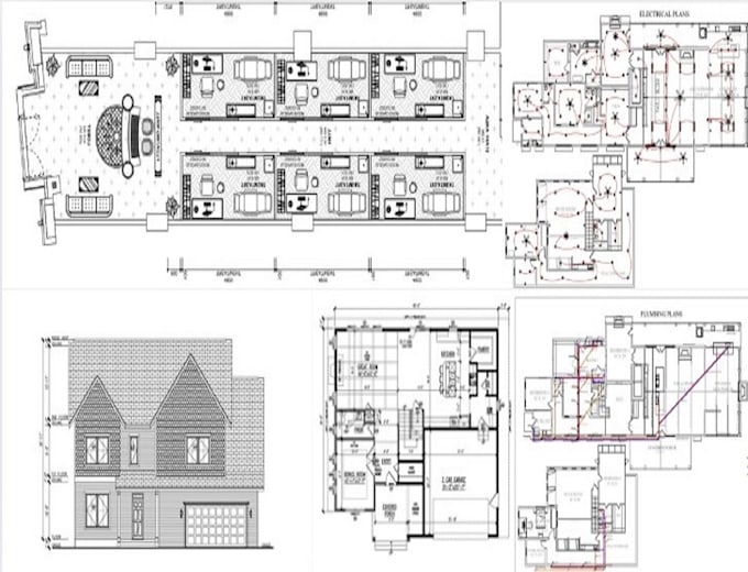 Bestseller - full architectural 2d floorplan,city permit,blueprint,survey plan,adu,deck,patio