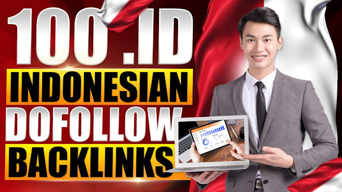 Gig Preview - High da 50 plus DR indonesian id contextual dofollow backlinks