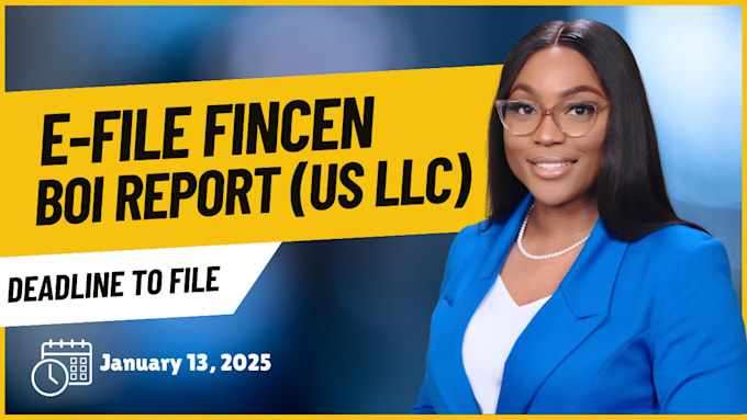 Gig Preview - Efile your boi report, fincen boi, beneficial ownership information perfectly