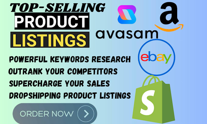 Gig Preview - List upload dropshipping products from avasam ebay onbuy uk woocommerce shopify