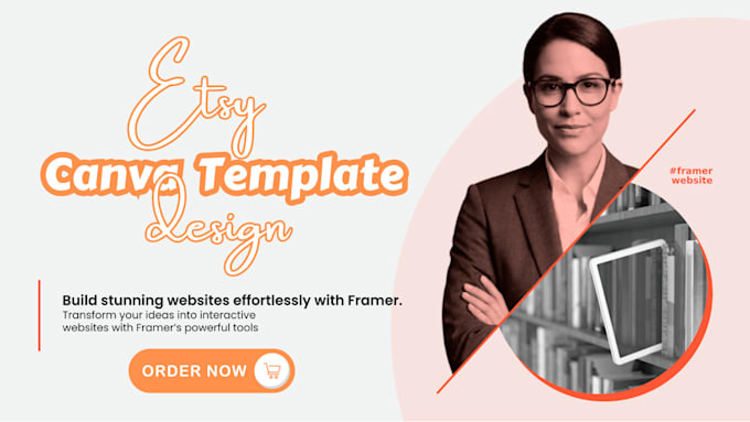 Gig Preview - Design canva template for your etsy shop edit can template etsy digital products