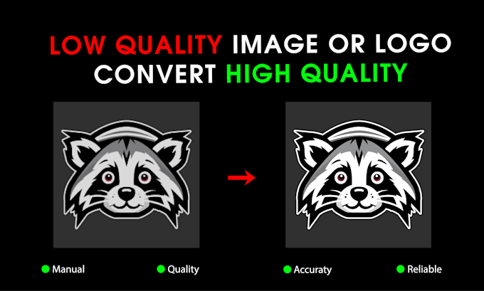 Gig Preview - Do logo or image tracing, convert to vector files