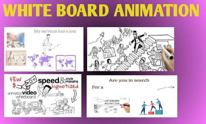 Gig Preview - Create a compelling white board animation videos