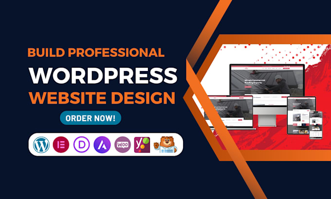 Gig Preview - Design and develop a stunning professional wordpress website