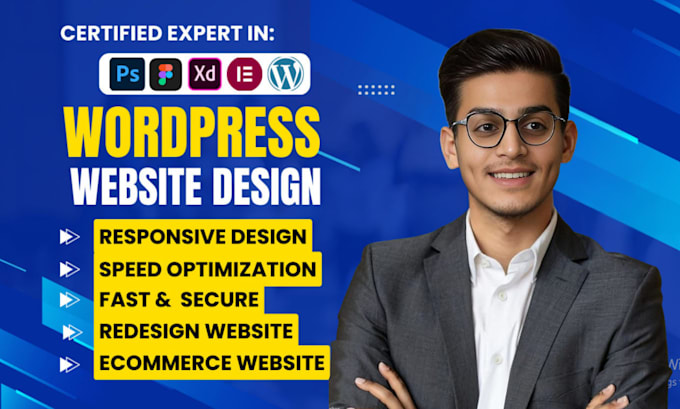 Gig Preview - Design and develop custom responsive wordpress websites