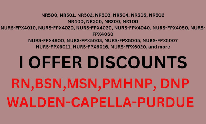 Gig Preview - Do capella flexpath bsn, msn, pmhnp, dnp in one billing cycle