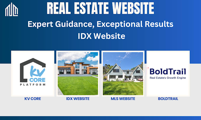 Gig Preview - Build kvcore, boldtrail real estate website, idx, SEO, mls, kv core