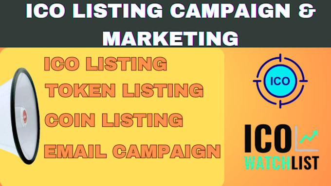 Bestseller - campaign your ico project, token listing on 100 ico listing websites