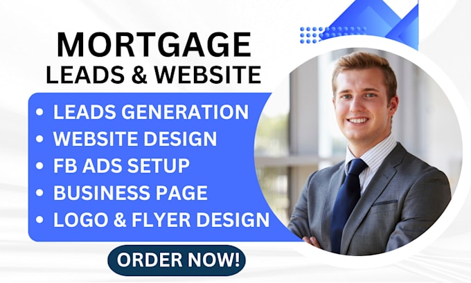 Bestseller - mortgage loan leads mortgage landing page mortgage website mortgage flyer