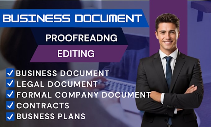 Gig Preview - Proofread, edit, rewrite your white paper or business document