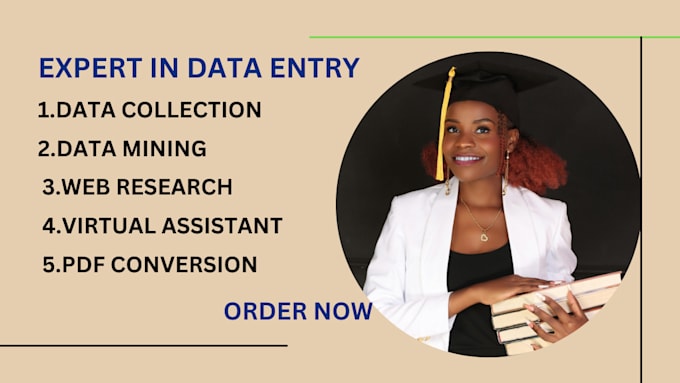 Bestseller - do accurate data entry, web research, copy paste