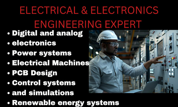 Gig Preview - Do electrical engineering projects tasks