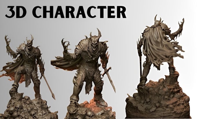 Bestseller - model unique 3d game character model, 3d miniature, 3d tabletop for printing