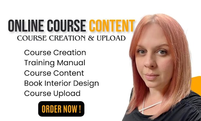 Bestseller - do content writing, online course content, course creation, course development