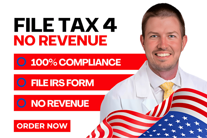 Gig Preview - File income tax returns preparation for no income revenue